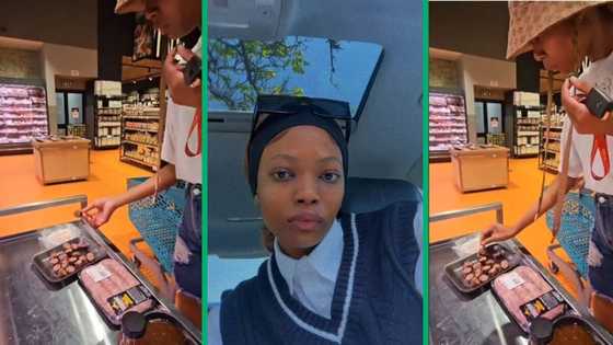 Mzansi woman captured taking one too many sausage samples at grocery store in funny TikTok video