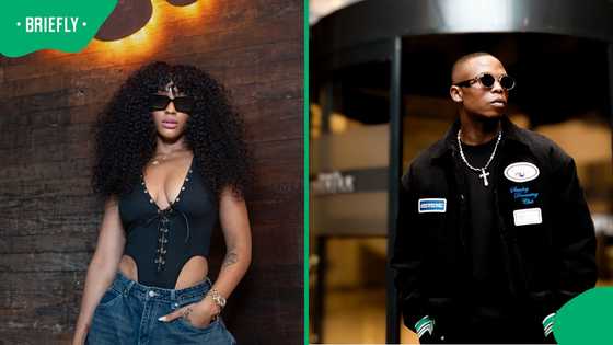 Toss gifts Nadia Nakai a bouquet of roses as romance rumours resurface