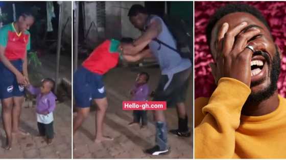 Boy boldly defends mom as his dad pretends to fight her in viral video; many react: “He's the protector”