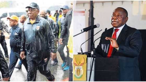 Come rain or sunshine, President Ramaphosa will walk with his people