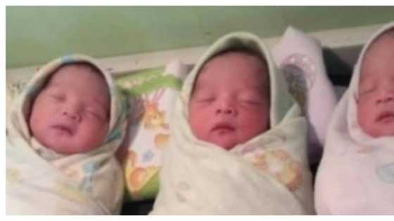 Mother who had triplets in Toyota's back seat names her babies after the car's make