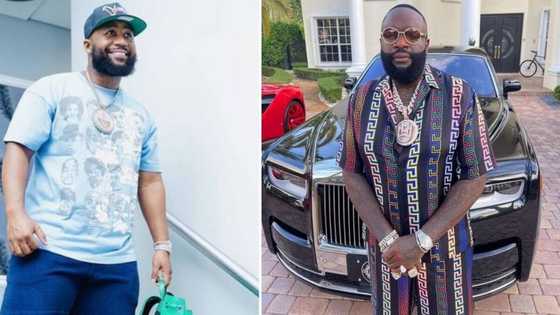 Cassper Nyovest reacts to Rick Ross mentioning his name, Mzansi shades Cass: "He was given a list to mention"