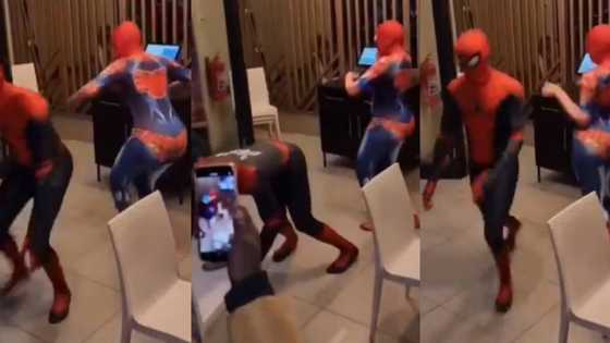 Mzansi reacts to Mr & Mrs Spiderman's dance moves: "They look lit"