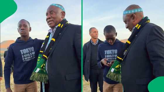 "Ramaphosa is a good father": 16-year-old boy asks Cyril Ramaphosa for TV game, SA touched