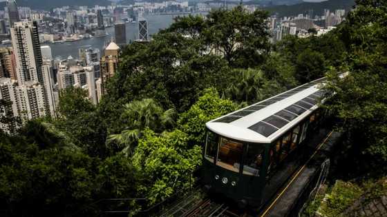 Peak Tram back on track in tourist-devoid Hong Kong