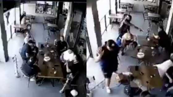 Harrowing clip shows man getting robbed of Rolex watch by armed thugs