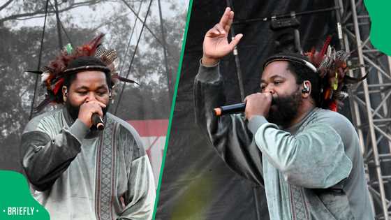 Rapper and actor Sjava reacts to his lookalike's new hairstyle: "From Sjava to Rick Ross"