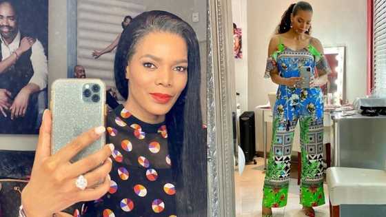 Connie Ferguson shows off killer legs in smoking hot gown