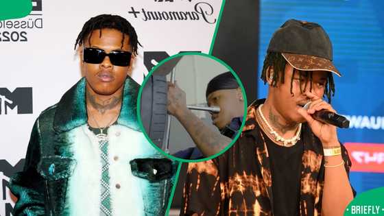 Nasty C becomes mechanic, Fans approve: "This is a beautiful way of connecting with people"