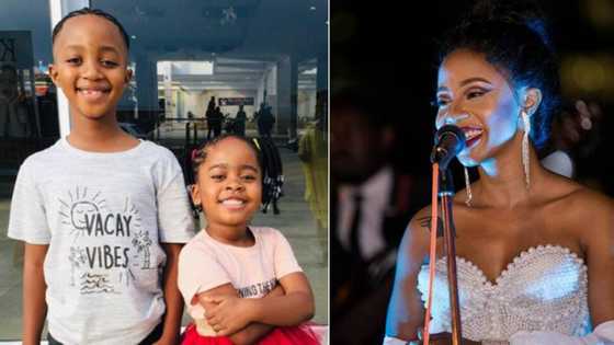 Kelly Khumalo gushes about kids: 'My oven does wonders, look at them'