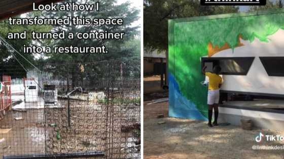 Man transforms shipping container into restaurant in Vanderbijlpark, Mzansi is eager to support