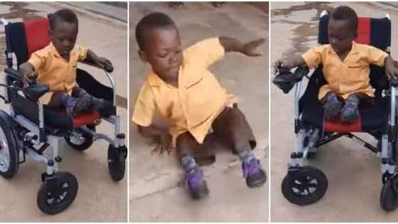 8 Year old boy who has never walked before receives electric wheelchair; emotional video, photos pop up
