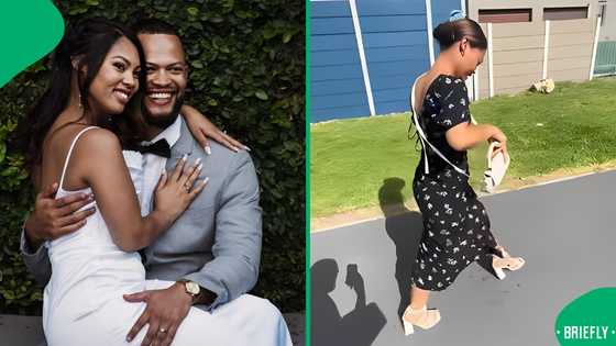 "Beautiful woman of God": Man teases wife's church outfit, SA entertained