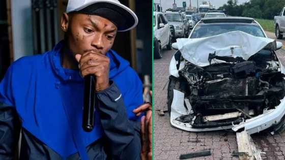 Shebeshxt takes photos with fans soon after horrible car accident in Polokwane