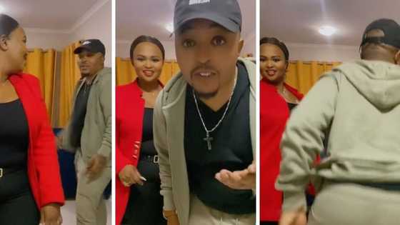 Woman interrupted during Bhebha dance challenge as husband takes over, netizens impressed