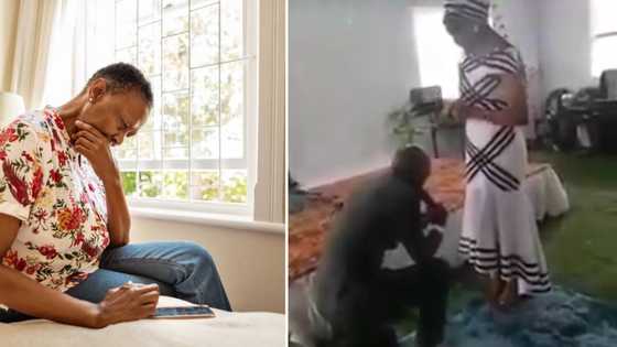Man gets down on one knee and starts speaking in tongues, leaves SA deeply confused: "What’s happening here?"