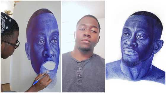 Young Man Wows People with an Amazing Drawing He Made with Pen