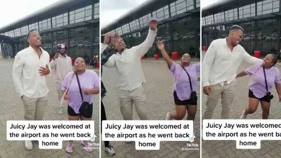 'BB Titans': Juicy Jay receives hero's welcome at Mthatha airport after eviction from Big Brother house