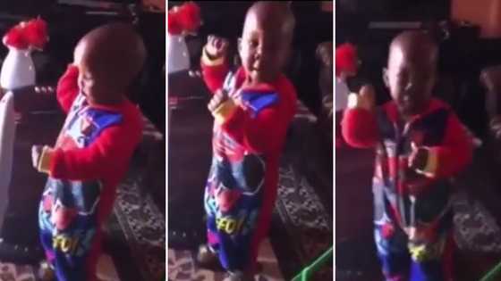 Adorable video of confident baby dancing to amapiano wins hearts of the people of Mzansi: Boy-boy can groove