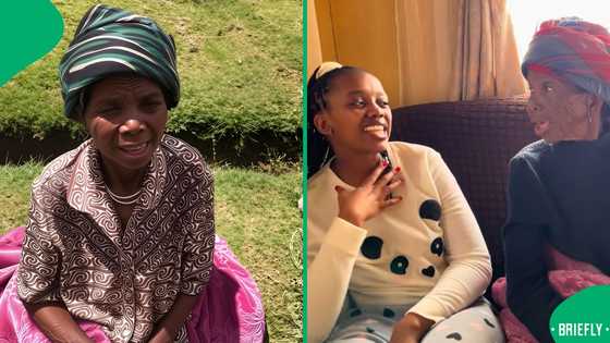 "Give gogo her flowers": Granddaughter asks gogo for advice on a boyfriend who dumped her, SA amused