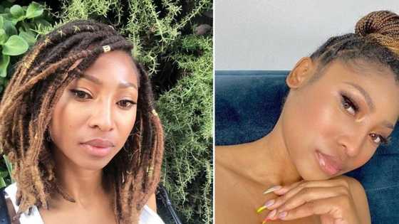Mzansi calls Enhle Mbali out for double standards, actress accused of cheating with a married man: "Hypocrisy"