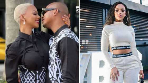 Mihlali Ndamase and her boyfriend Leeroy Sidambe get matching king and queen tattoos