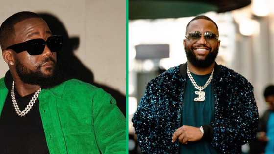Cassper Nyovest reacts as he graces Apple Music's Rap Life cover with 7th album 'Solomon'