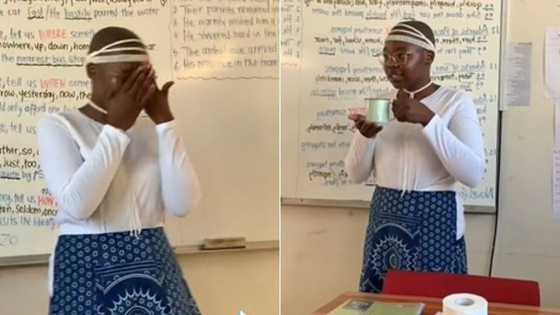 Mzansi teacher officially reintroduces herself to students after starting spiritual journey, SA netizens here for it