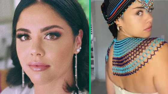 TikTok video captures young white makoti embracing African culture, wins mzansi’s hearts