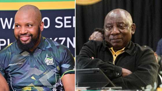 Newly elected ANC KZN chairperson Siboniso Duma saves President Cyril Ramaphosa from being harrassed