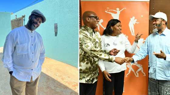 Sello Maake kaNcube meets Zizi Kodwa to discuss arts industry, pictures and video attracts SA's attention