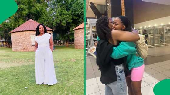 "We wish her all the best": Mom and daughter's heartfelt airport embrace leaves SA touched