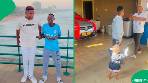 A heartwarming TikTok video showed a father offering his son a choice of cars, symbolising trust