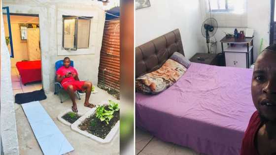 KwaZulu-Natal man shares before and after pictures of his small shack decor on Facebook, quickly goes viral