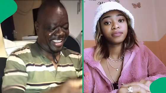 Dad's priceless reaction to daughter's gift melts hearts, SA react: "Yoh cried in daddy issues"