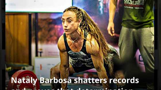 South Africa’s Nataly Barbosa sets four world records at the World Powerlifting Championships.