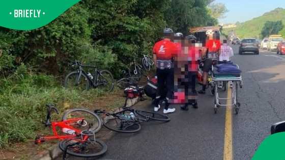 Hit-and-run chaos on M4 as three cyclists are sent flying near uMhlanga