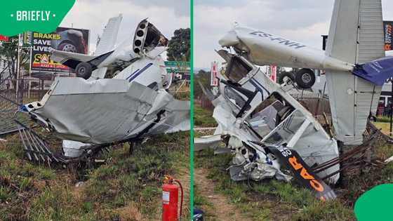 Cessna 172 crash-lands in Midrand business park after engine failure near Grand Central Airport