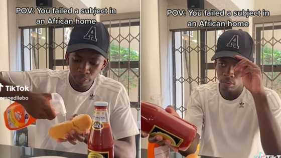 Mzansi man makes skit about reality of failing a subject in African home, relatable TikTok gets 2M views