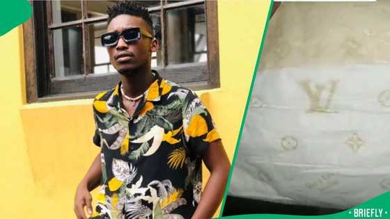 "I need them for clinic day": Man shows Louis Vuitton diaper bought at Somalian shop, SA amused