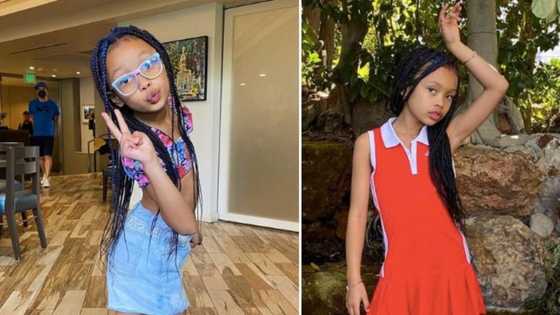 Kairo Forbes shares cute video looking like a granny to celebrate her 7th birthday: "I'm really getting old"