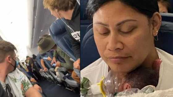 Woman who didn't know she was pregnant gives birth on a flight