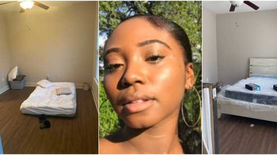 Lady shares before & after pics of bedroom as she gets new mattress and bed frame