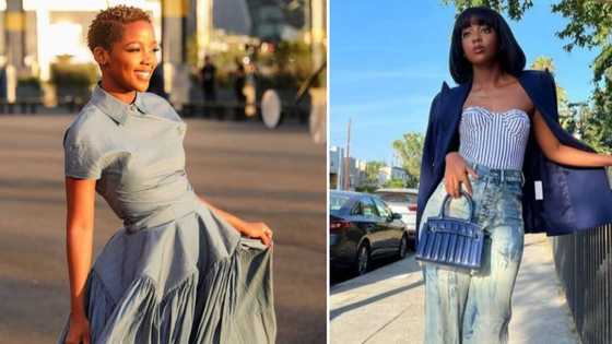 'The Woman King' star Thuso Mbedu turns heads with Christian Dior R82k outfit, Netizens share mixed reactions: "The clothes are ugly"