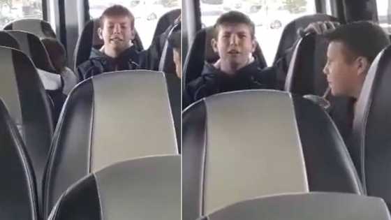 White SA schoolboy sings 'Paris', amapiano cover has Mzansi surprised as 1 stands out with fluent isiZulu