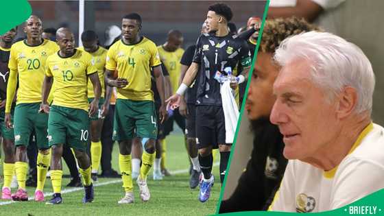 Hugo Broos names Sundowns star who might miss Benin clash in WCQ, explains why