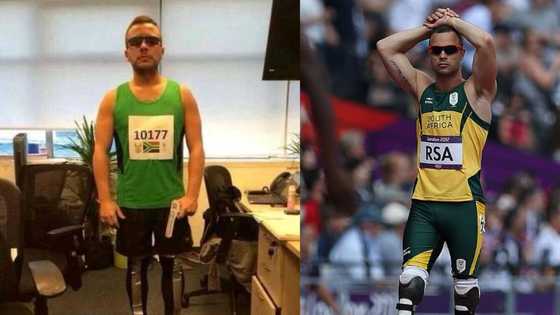 Old pic of man's Oscar Pistorius inspired 'Blade Gunner' Halloween costume upsets SA