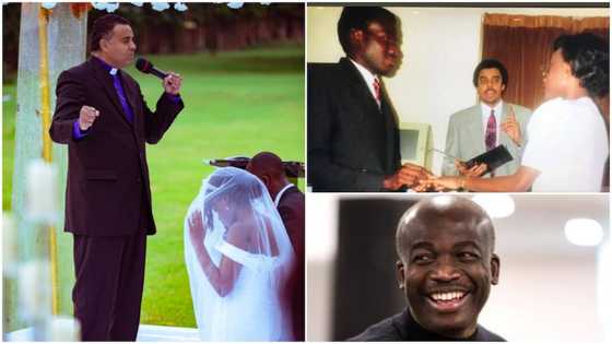 Pastor officiates wedding for father and daughter 27 years apart