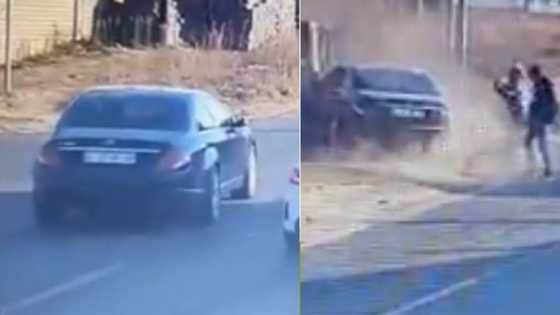 Motorist attacked in Tshwane in a video, Mzansi confused and reacts