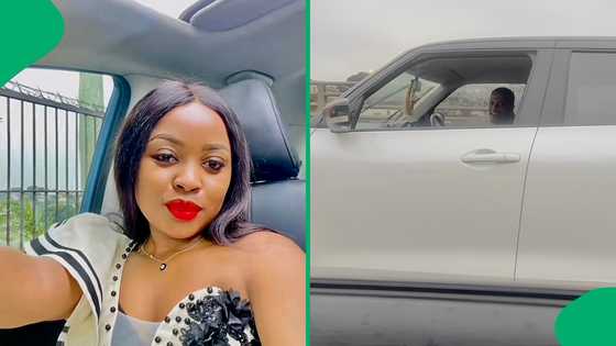 Mzansi hun asks a guy's contact number while driving, inspiring many: "I'm definitely doing this"